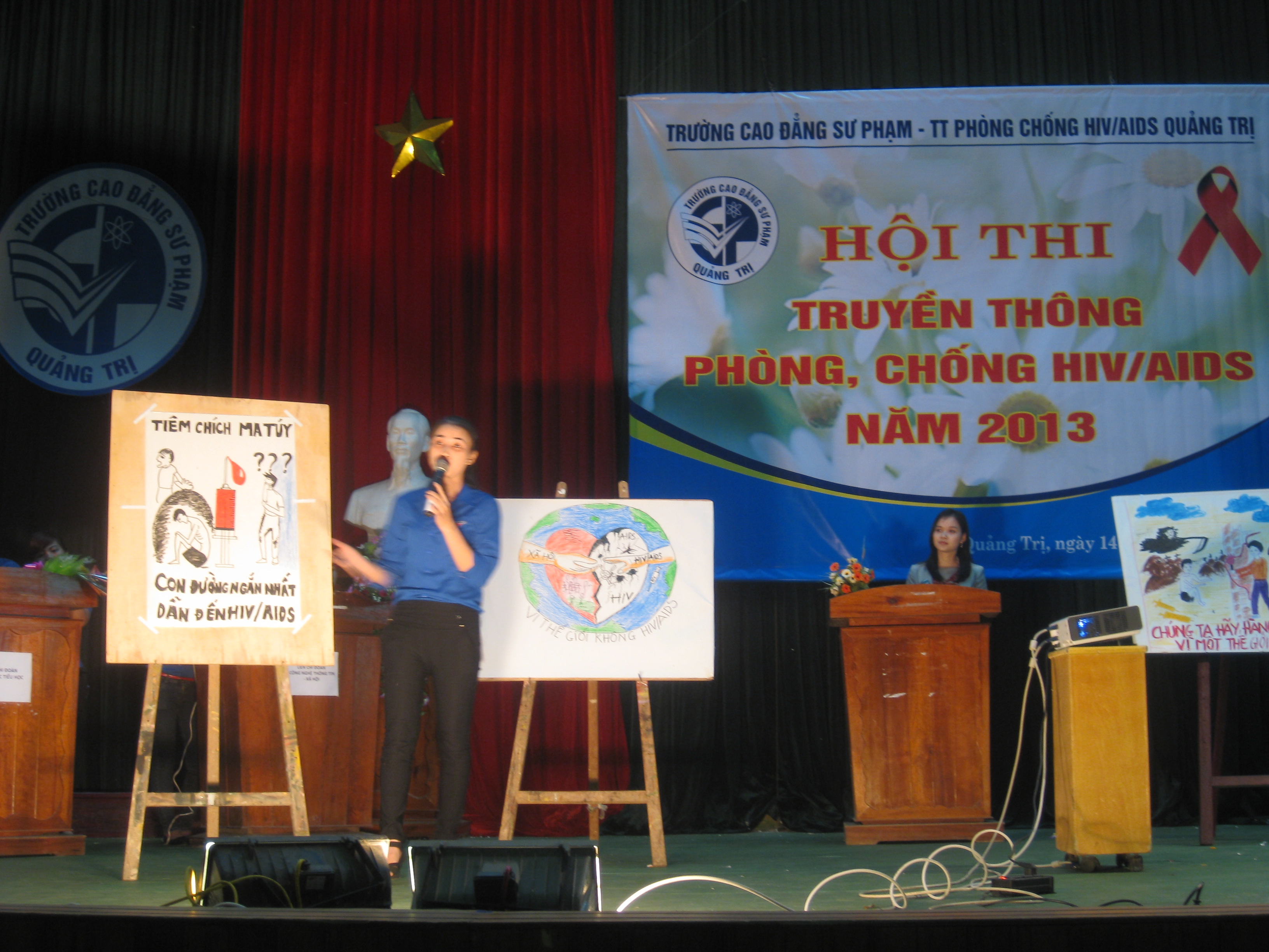 Đoàn trường: Tổ chức Hội thi phòng, chống HIV/AIDS trong HSSV năm 2013