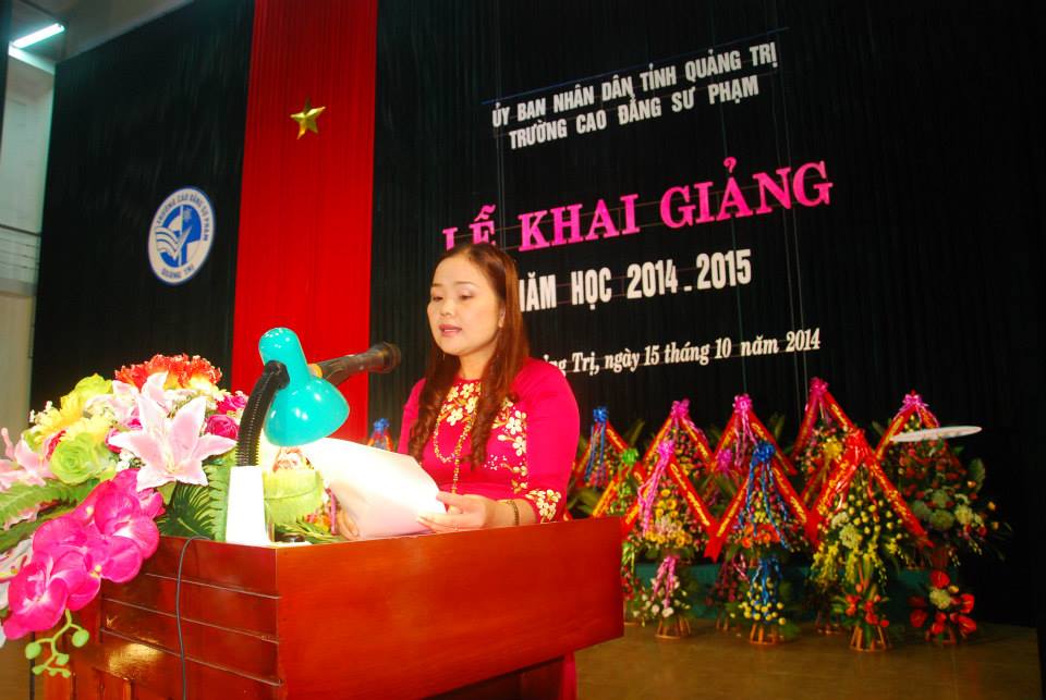 Diễn văn Khai giảng năm học 2014 - 2015