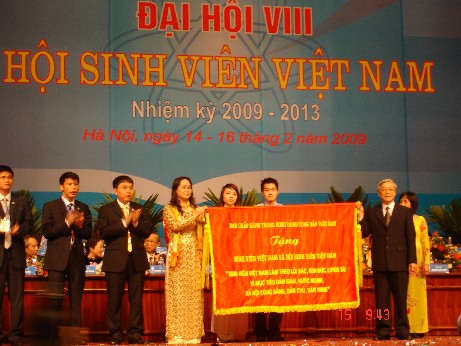 Đại hội VIII Hội Sinh viên Việt Nam nhiệm kỳ 2009 – 2013 thành công tốt đẹp