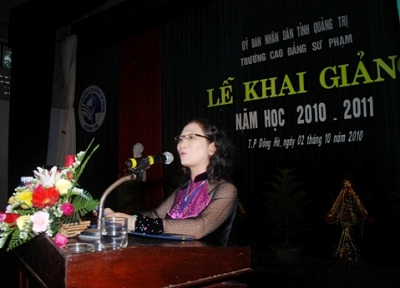 Diễn văn khai mạc Lễ Khai giảng năm học 2010 - 2011