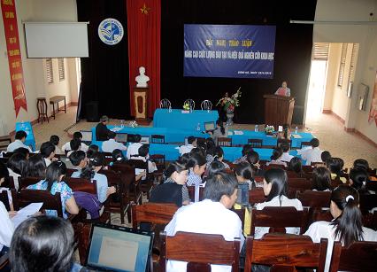 Hội nghị thảo luận về nâng cao chất lượng đào tạo và hiệu quả NCKH của trường CĐSP Quảng Trị