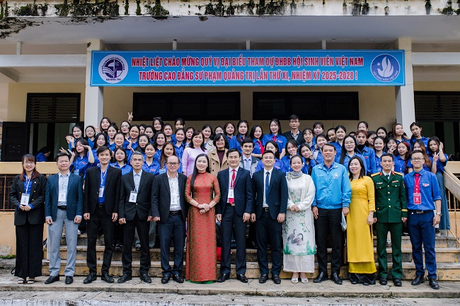 ĐẠI HỘI ĐẠI BIỂU HỘI SINH VIÊN VIỆT NAM TRƯỜNG CAO ĐẲNG SƯ PHẠM QUẢNG TRỊ LẦN THỨ XI, NHIỆM KỲ 2025 – 2028