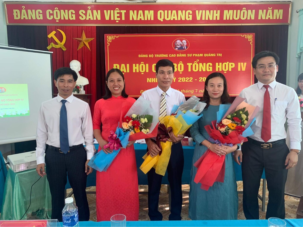 CÁC CHI BỘ TRỰC THUỘC ĐẢNG BỘ TRƯỜNG CĐSP QUẢNG TRỊ TỔ CHỨC THÀNH CÔNG ĐẠI HỘI NHIỆM KỲ 2022-2025