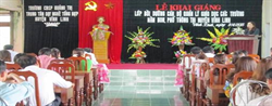 Khai giảng lớp bồi dưỡng CBQL trường phổ thông, mầm non tại huyện Vĩnh Linh