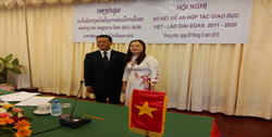 Hội nghị sơ kết đề án hợp tác giáo dục Việt Nam - Lào giai đoạn 2011 - 2020