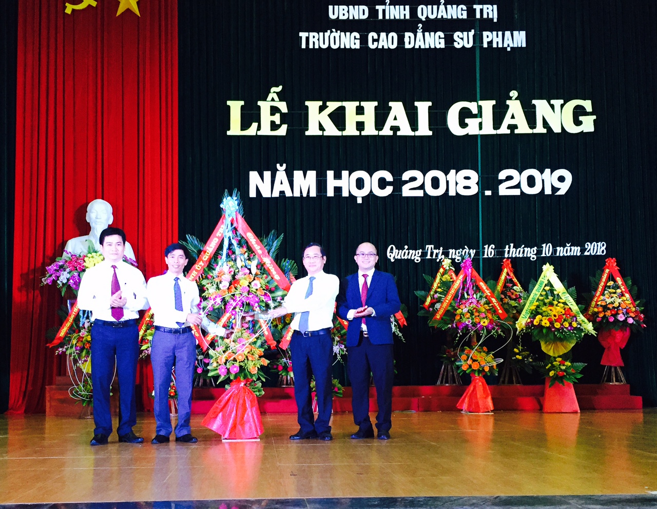 Trường Cao đẳng Sư phạm Quảng Trị tổ chức khai giảng năm học 2018 – 2019