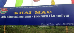 Đoàn trường khai mạc giải bóng đá Học sinh - Sinh viên lần thứ VIII năm 2015