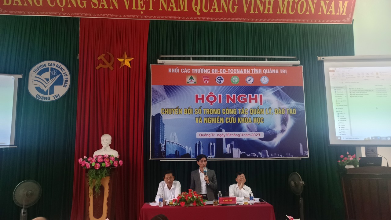 HỘI NGHỊ CHUYỂN ĐỔI SỐ TRONG CÔNG TÁC QUẢN LÝ, ĐÀO TẠO VÀ NGHIÊN CỨU KHOA HỌC