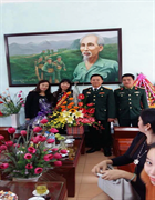 Khoa Giáo dục Mầm non thăm các đơn vị bộ đội kết nghĩa nhân kỷ niêm 71 năm ngày truyền thống QĐND Việt Nam 22- 12