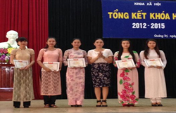 Khoa Xã hội tổng kết khóa học các lớp Cao đẳng niên khóa 2012 - 2015